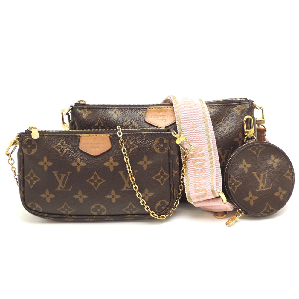 Louis Vuitton Multi Pochette Accessoires Women's Pouch M44840 Monogram Brown